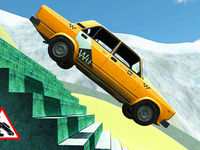 Ramp Jump Car Crash